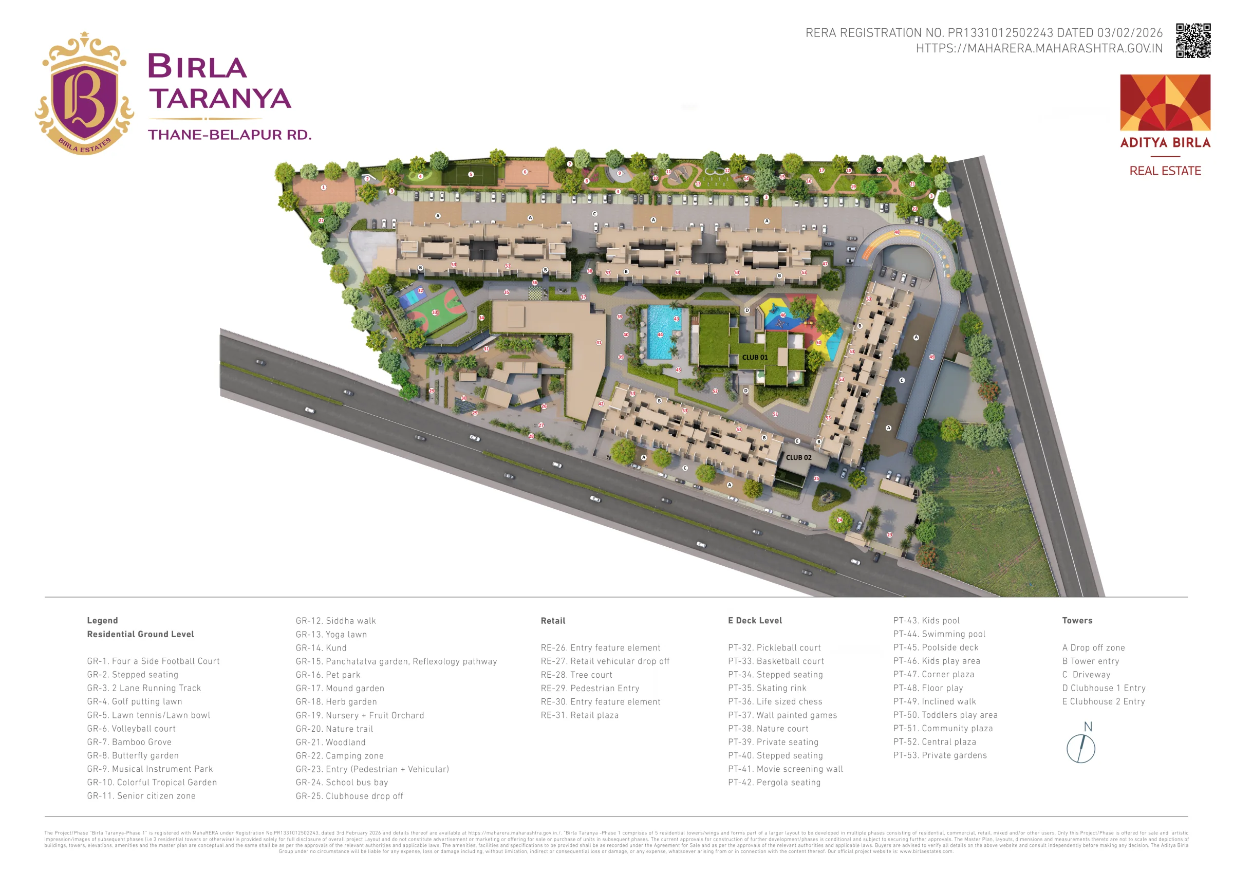 Birla Taranya Master Plan Blueprint